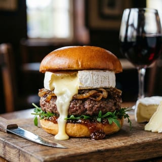 Camembert-ly Legal Burger